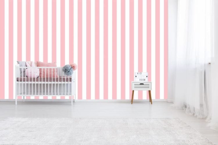 Kids - Pink and White lines