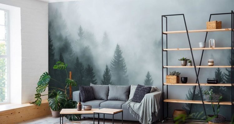 Foggy forest