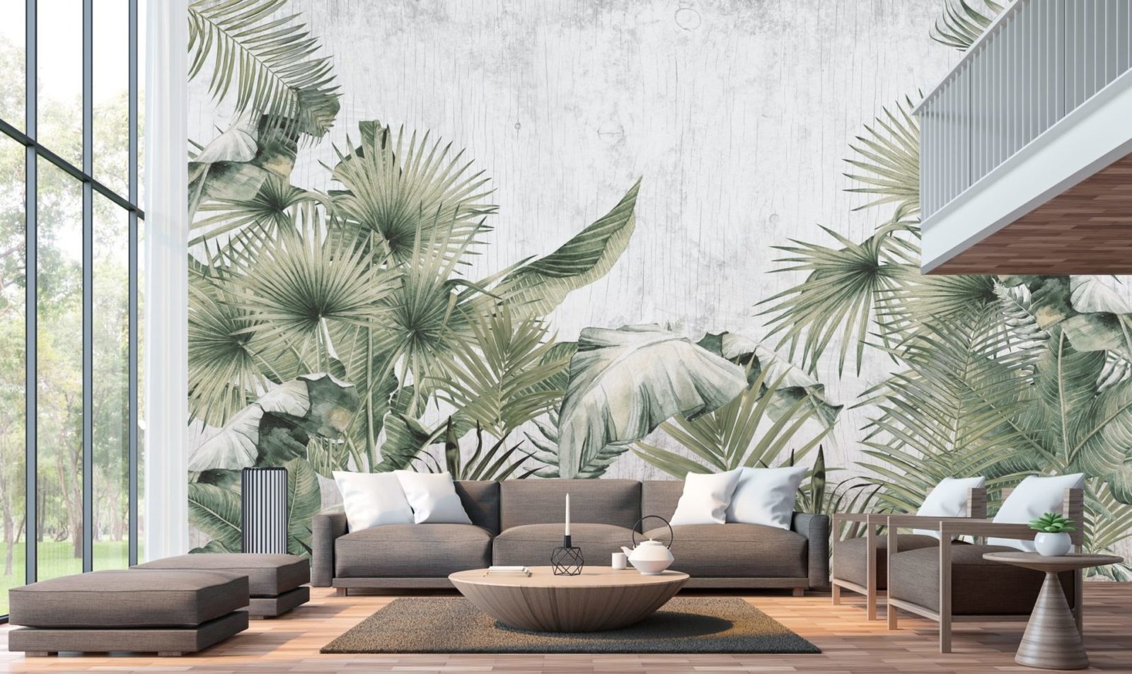 Palm Tree leaves - Nick's Wallpaper Decor