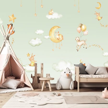 Kids - Cute animals - Clouds